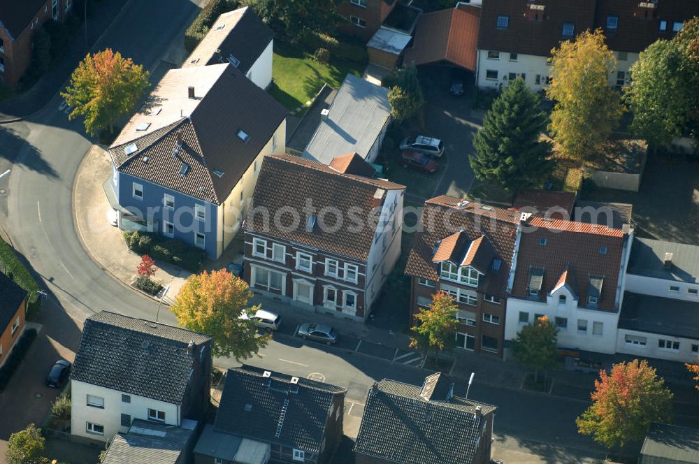 Kamen from above - Mehrfamilien-Wohnhäuser an der Mittelstrasse 2a und 4 in 59174 Kamen - ein Projekt der Unternehmensgruppe Markus Gerold.