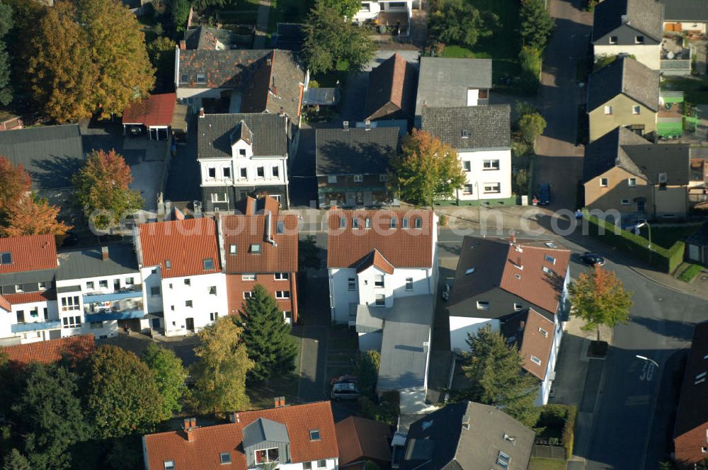 Kamen from above - Mehrfamilien-Wohnhäuser an der Mittelstrasse 2a und 4 in 59174 Kamen - ein Projekt der Unternehmensgruppe Markus Gerold.