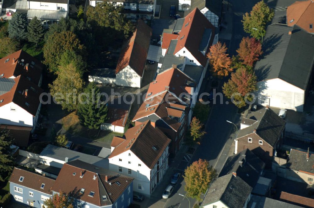 Aerial image Kamen - Mehrfamilien-Wohnhäuser an der Mittelstrasse 2a und 4 in 59174 Kamen - ein Projekt der Unternehmensgruppe Markus Gerold.