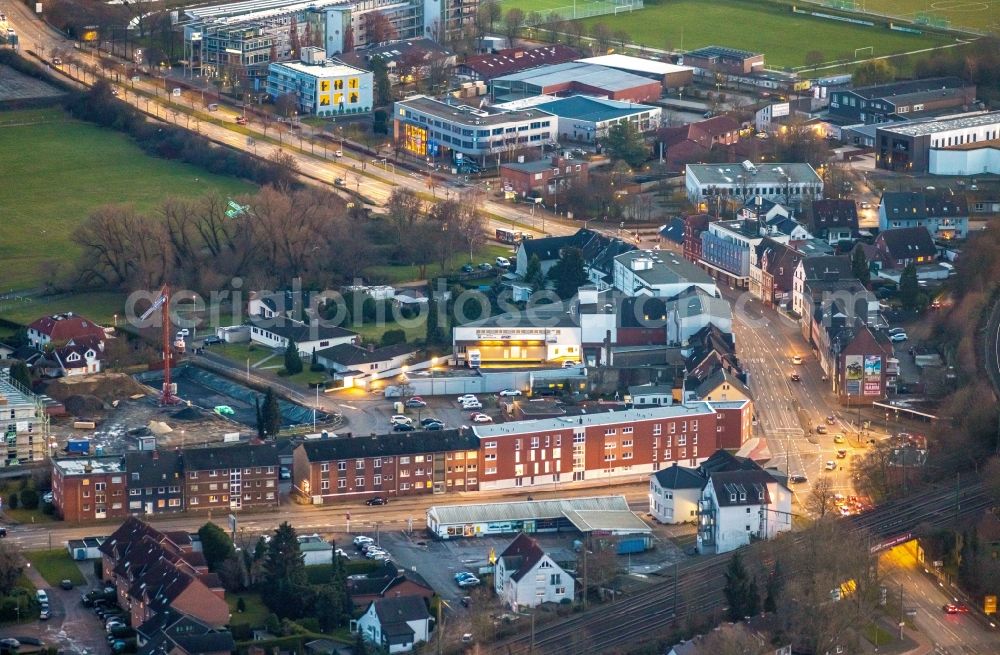 Aerial photograph Hamm - New multi-family residential complex on Heessener Strasse in Hamm in the state North Rhine-Westphalia, Germany