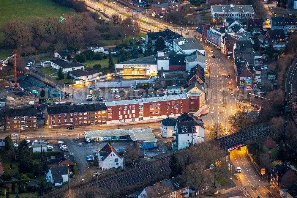 Hamm from above - New multi-family residential complex on Heessener Strasse in Hamm in the state North Rhine-Westphalia, Germany