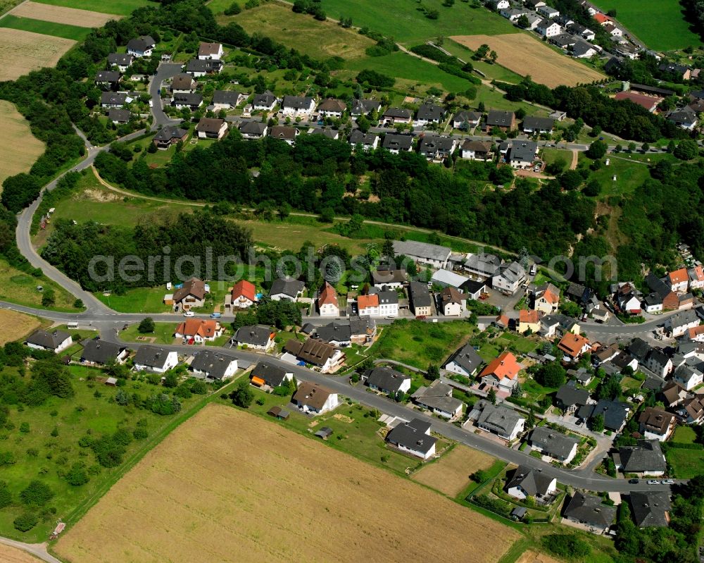 Aerial photograph Eisenbach - Residential area of a multi-family house settlement in Eisenbach in the state Hesse, Germany