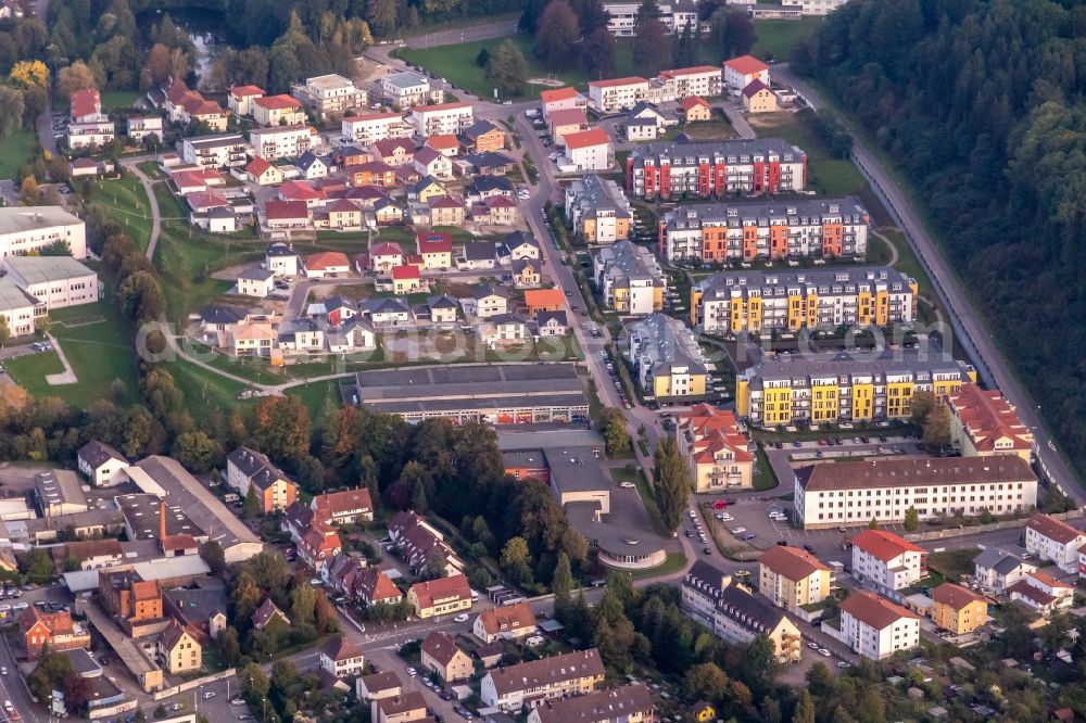 Aerial image Lahr/Schwarzwald - Building complex of the former military barracks in Lahr/Schwarzwald in the state Baden-Wurttemberg, Germany