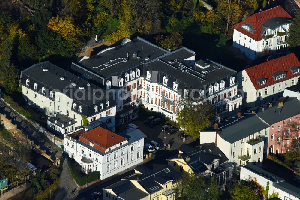 Aerial image Potsdam - Residential area of a multi-family house settlement Weinbergstrasse in the district Westliche Vorstadt in Potsdam in the state Brandenburg, Germany