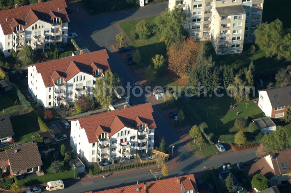 Aerial photograph Bönen - Mehrfamilienhäuser im Wohngebiet Im Hasenwinkel 9 in 59199 Bönen - ein Projekt der Unternehmensgruppe Markus Gerold