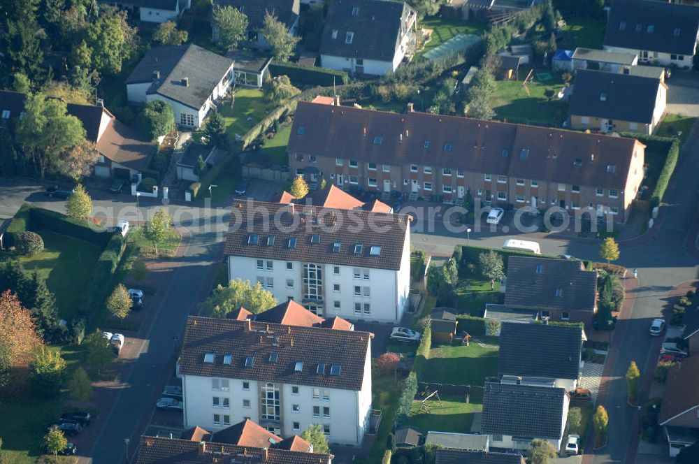 Bönen from above - Mehrfamilienhäuser im Wohngebiet Im Hasenwinkel 9 in 59199 Bönen - ein Projekt der Unternehmensgruppe Markus Gerold