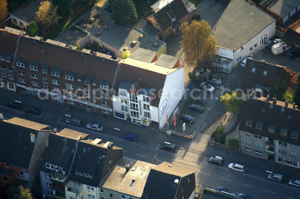 Aerial photograph Hamm - Mehrfamilienwohnhaus an der Werler Strasse 28 in 59065 Hamm - ein Projekt der Unternehmensgruppe Markus Gerold.