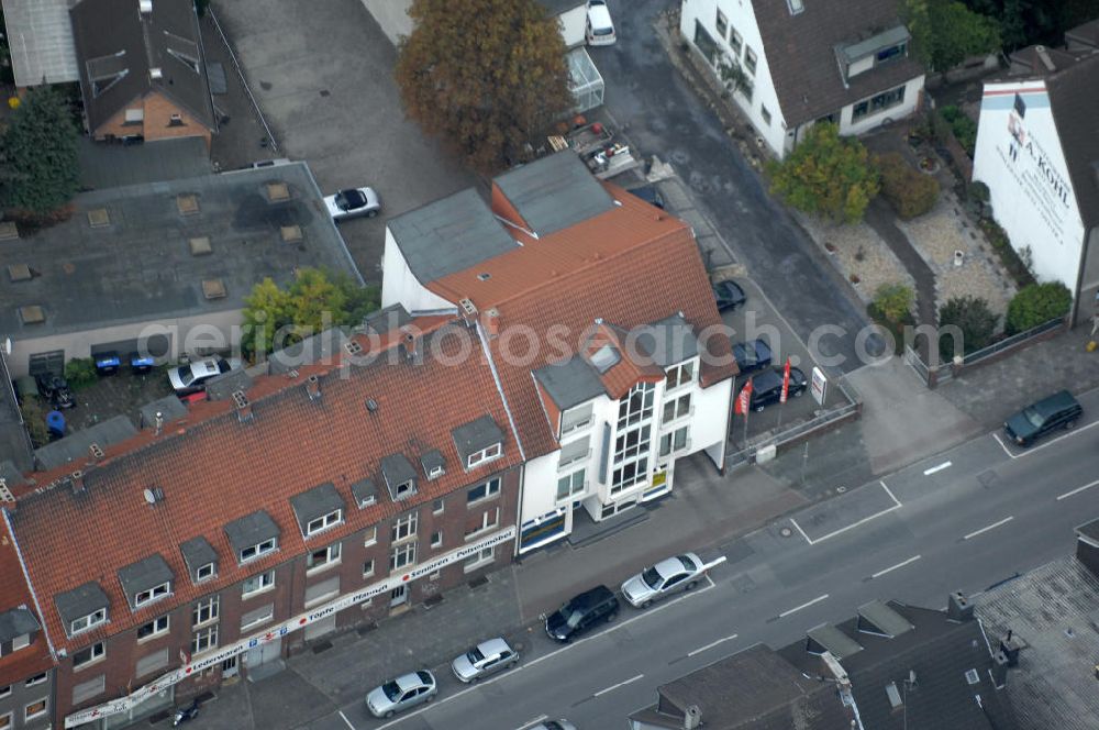 Hamm from the bird's eye view: Mehrfamilienwohnhaus an der Werler Strasse 28 in 59065 Hamm - ein Projekt der Unternehmensgruppe Markus Gerold.