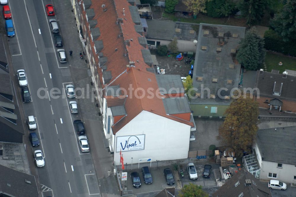 Hamm from the bird's eye view: Mehrfamilienwohnhaus an der Werler Strasse 28 in 59065 Hamm - ein Projekt der Unternehmensgruppe Markus Gerold.