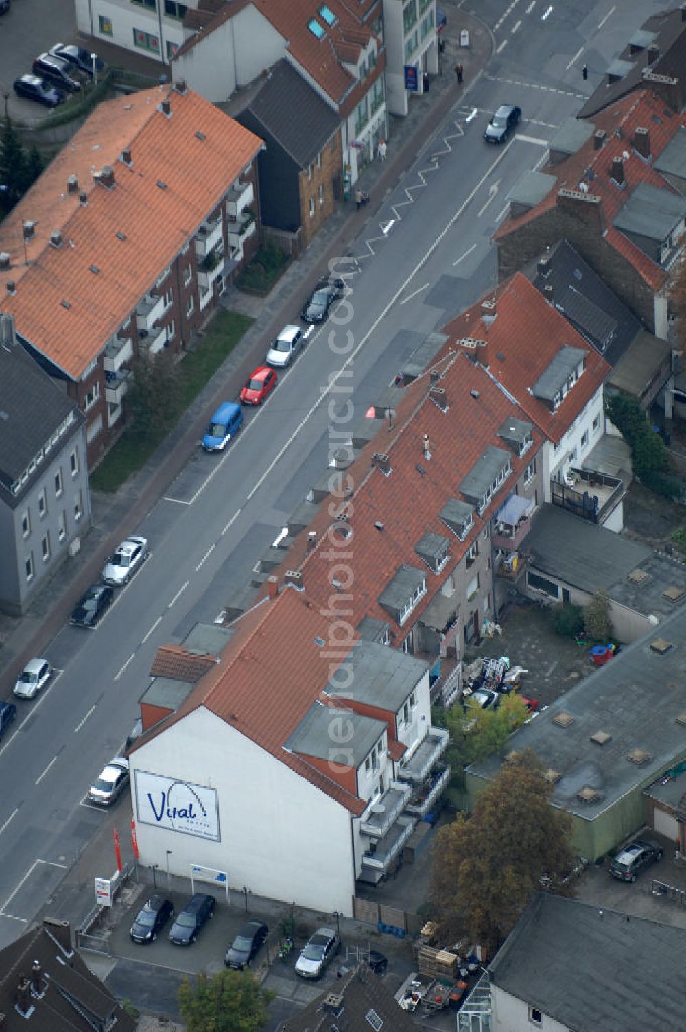 Aerial photograph Hamm - Mehrfamilienwohnhaus an der Werler Strasse 28 in 59065 Hamm - ein Projekt der Unternehmensgruppe Markus Gerold.