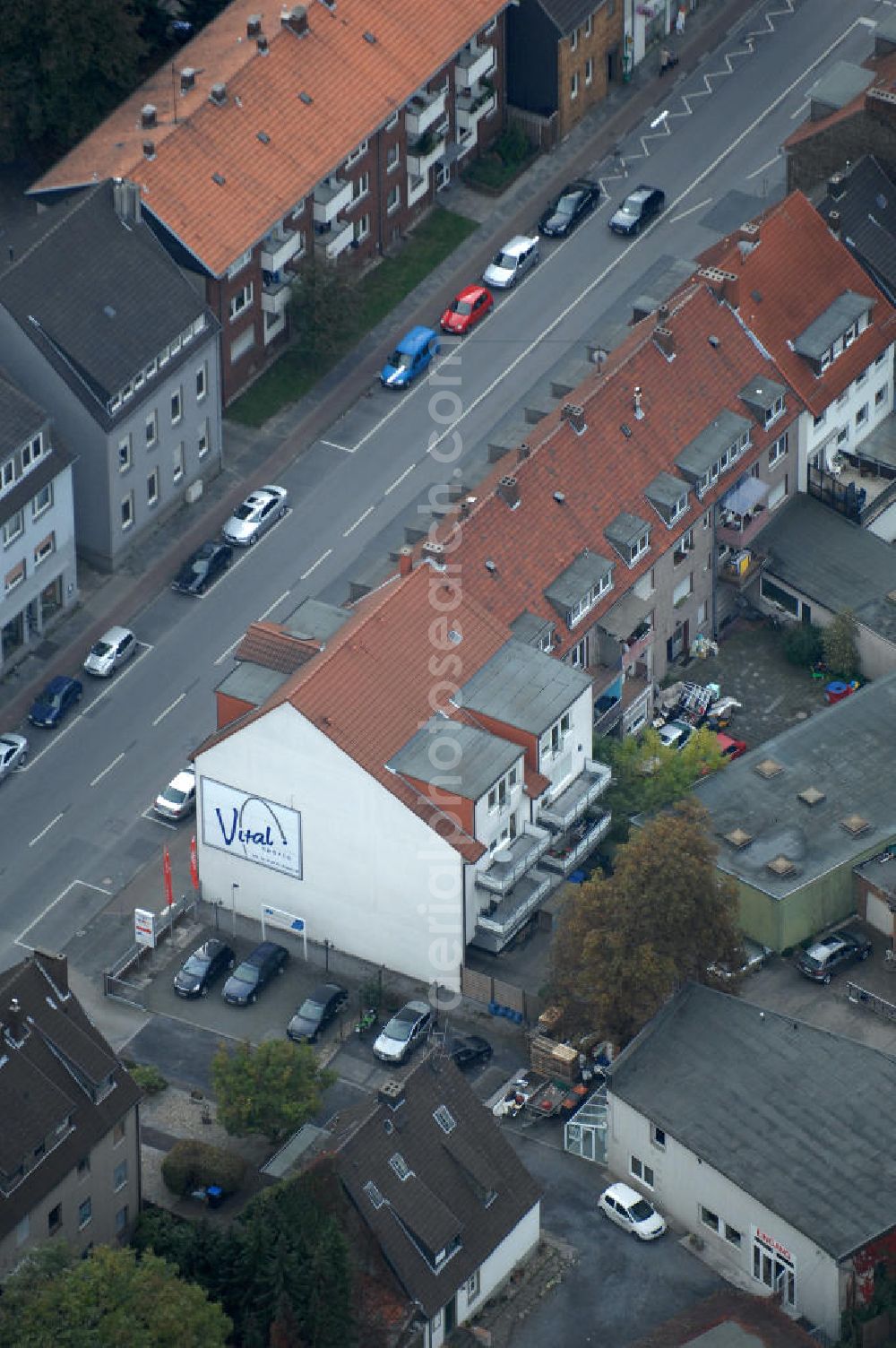 Hamm from above - Mehrfamilienwohnhaus an der Werler Strasse 28 in 59065 Hamm - ein Projekt der Unternehmensgruppe Markus Gerold.