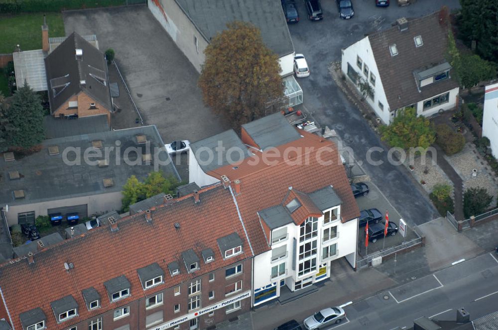 Aerial photograph Hamm - Mehrfamilienwohnhaus an der Werler Strasse 28 in 59065 Hamm - ein Projekt der Unternehmensgruppe Markus Gerold.