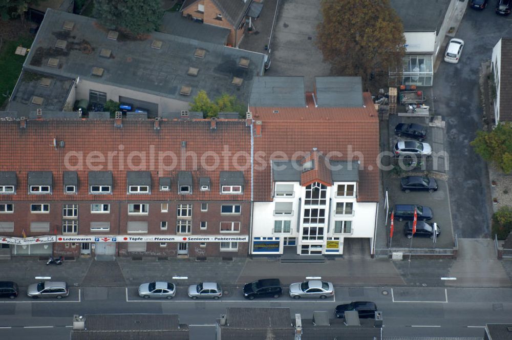 Hamm from the bird's eye view: Mehrfamilienwohnhaus an der Werler Strasse 28 in 59065 Hamm - ein Projekt der Unternehmensgruppe Markus Gerold.