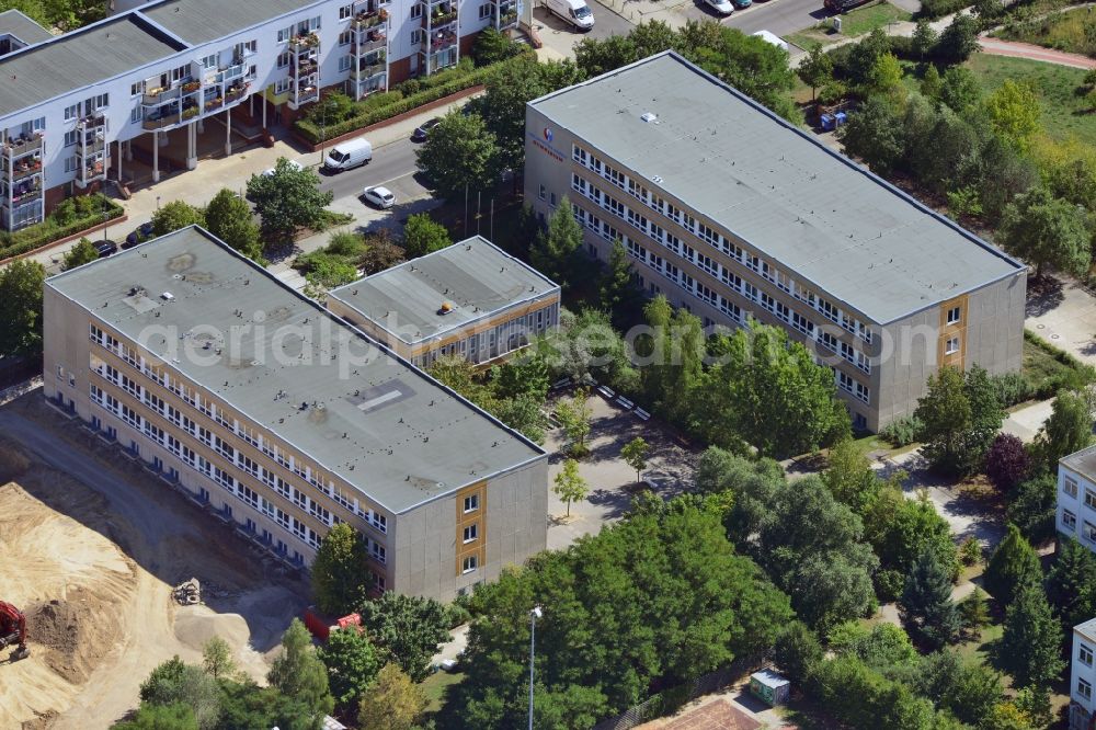 Berlin OT Hellersdorf from above - View of the Melanchthon secondary school in the district of Hellersdorf in Berlin