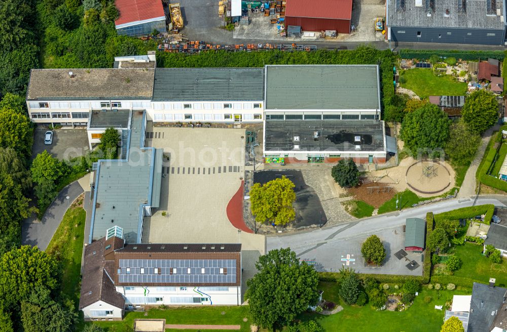 Aerial photograph Wickede (Ruhr) - Aerial view of Melanchthon School in Wickede (Ruhr) in the state of North Rhine-Westphalia, Germany