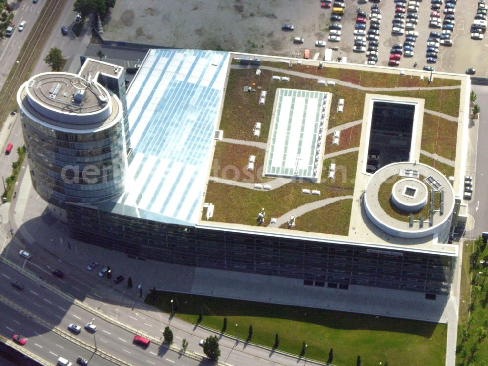 Aerial photograph München - Mercedes-Benz dealership in Munich at the Arnulf Strasse in Munich in Bavaria