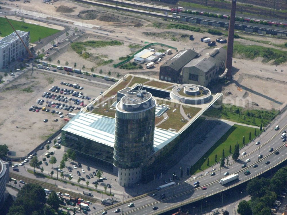 Aerial photograph München - Mercedes-Benz dealership in Munich at the Arnulf Strasse in Munich in Bavaria