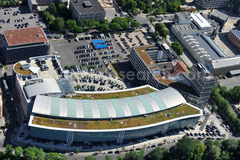 Berlin from above - Mercedes Welt am Salzufer in Berlin Charlottenburg. Mercedes World at the Salzufer in Charlottenbeurg.