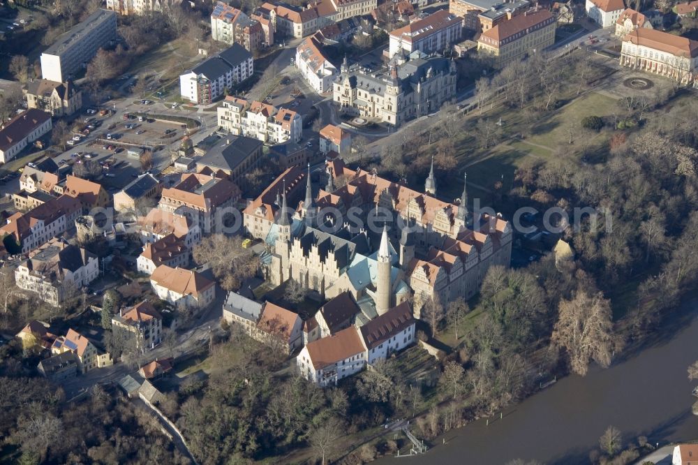 Aerial photograph Merseburg - View of Merseburger Dom in Saxony-Anhalt