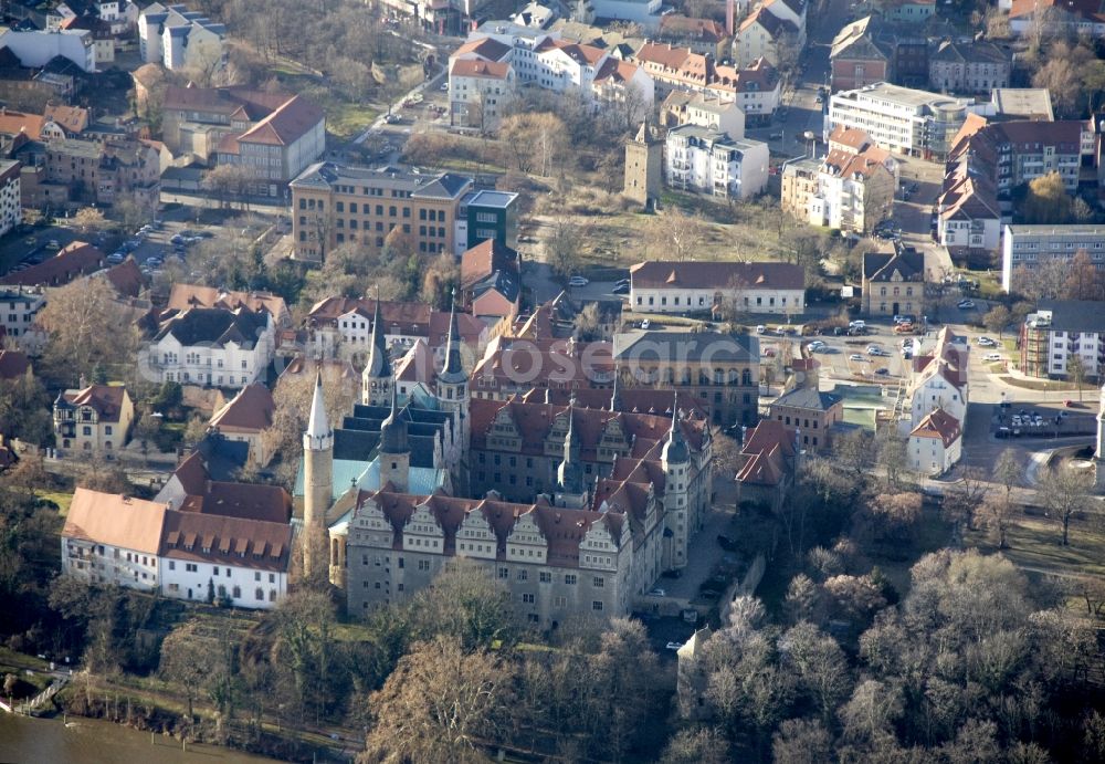 Merseburg from the bird's eye view: View of Merseburger Dom in Saxony-Anhalt