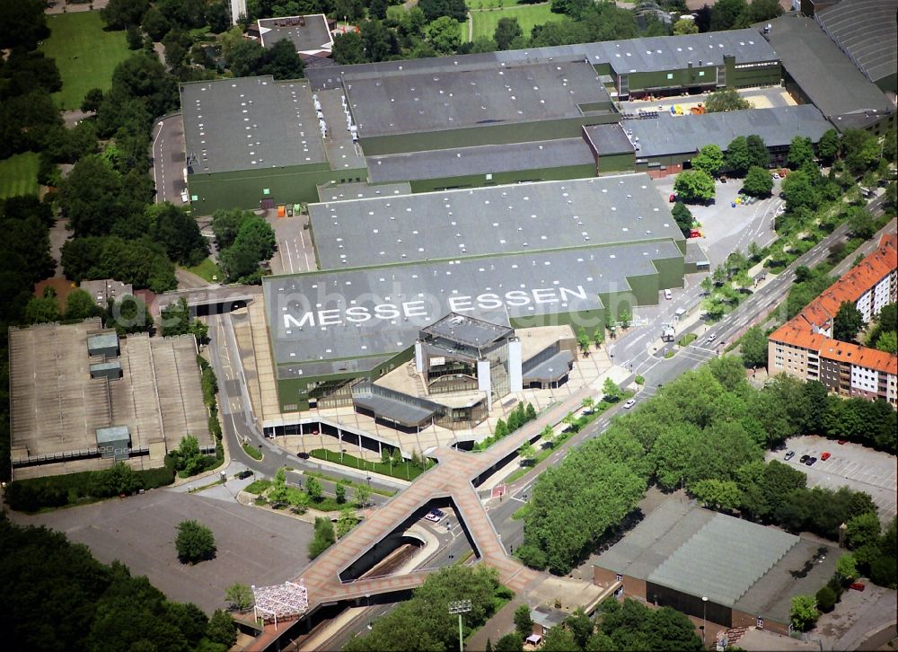 Aerial photograph Essen - Exhibition fair and trade Centre in Essen in North Rhine-Westphalia