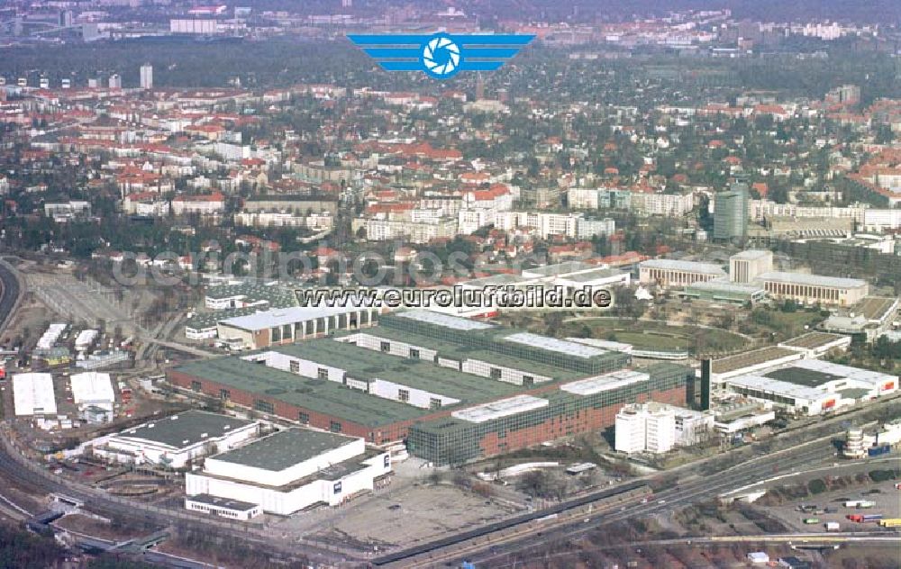 Aerial photograph Berlin - Charlottenburg - Messegelände am Funkturm.