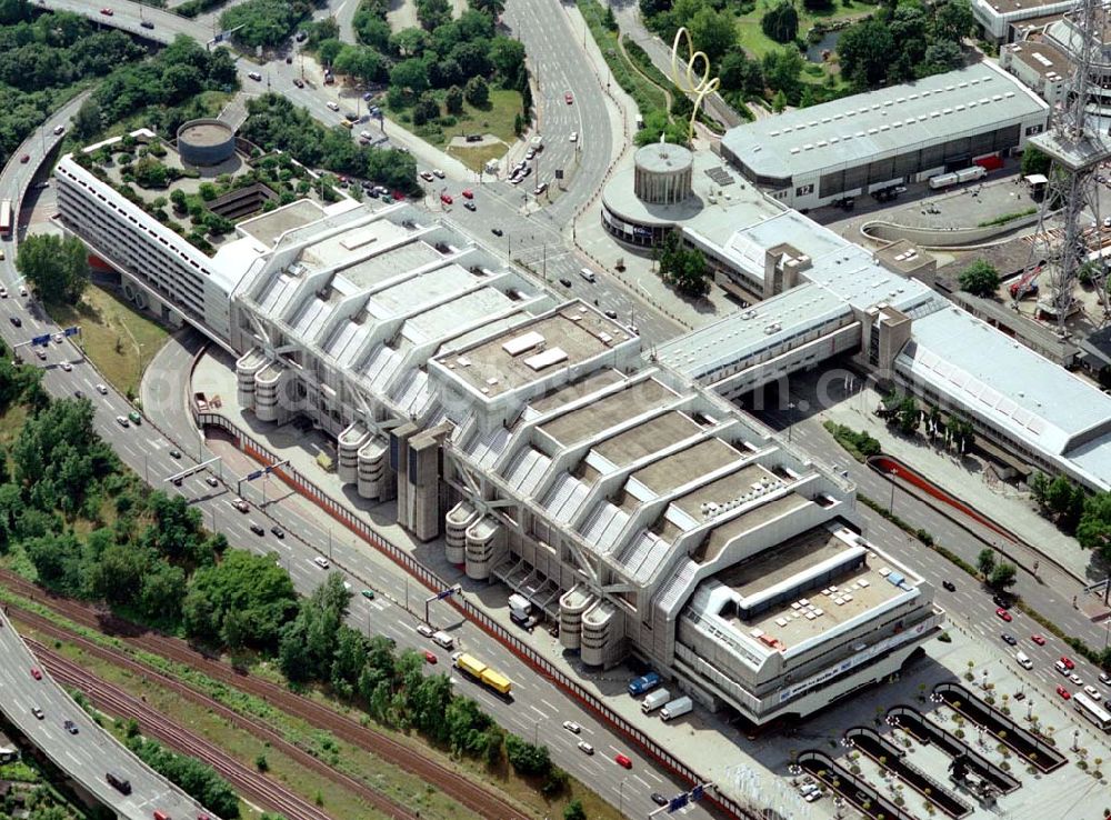 Aerial image Berlin - Charlottenburg - Messegelände, ICC und Funkturm in Berlin - Charlottenburg