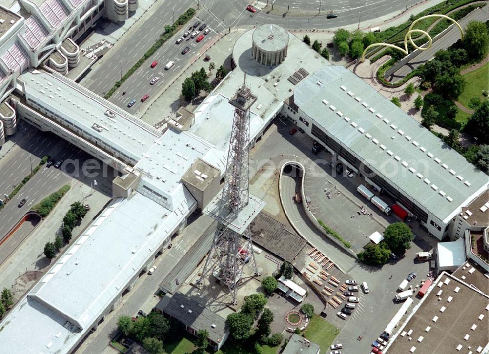 Aerial photograph Berlin - Charlottenburg - Messegelände, ICC und Funkturm in Berlin - Charlottenburg