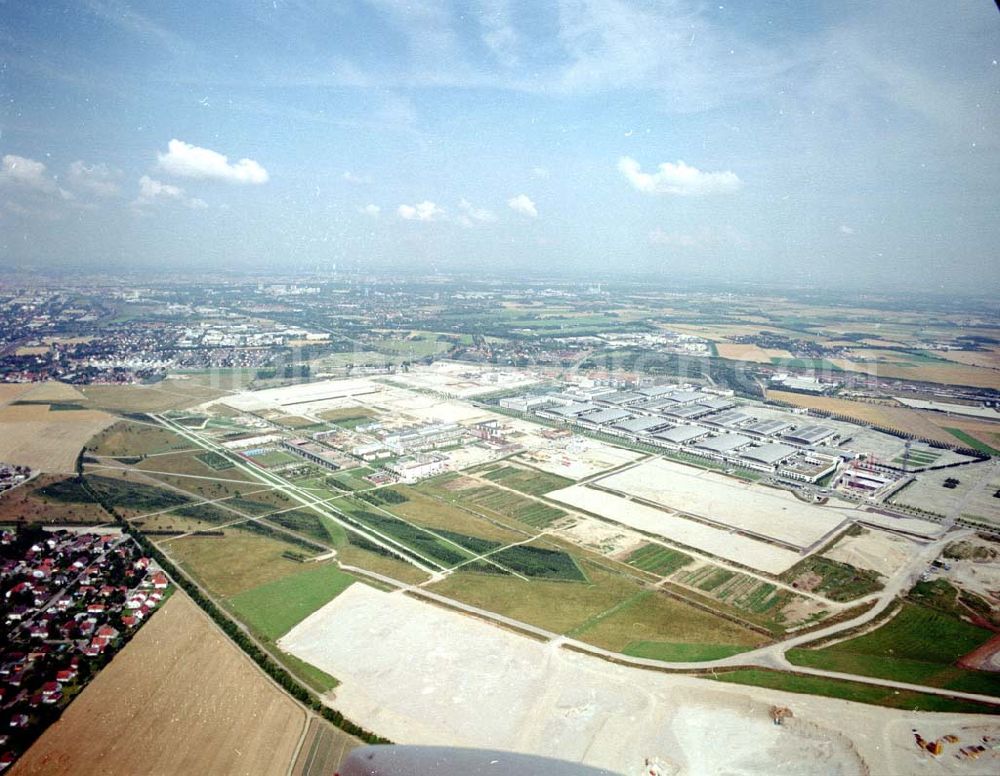 München from above - Messegelände in München - Riem.