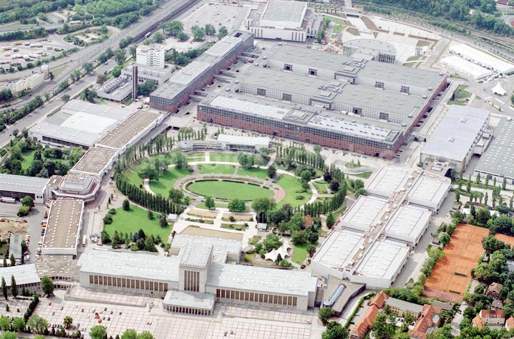 Aerial image Berlin / Charlottenburg - Messegelände,ICC Charlottenburg / Berlin