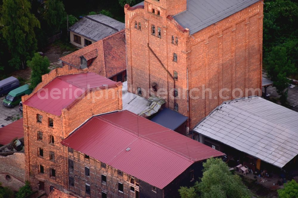 Aerial photograph Quedlinburg - Carl Kratzenstein Mill, also called Neue Muehle, is a former water mill in Quedlinburg in the state Saxony-Anhalt, Germany