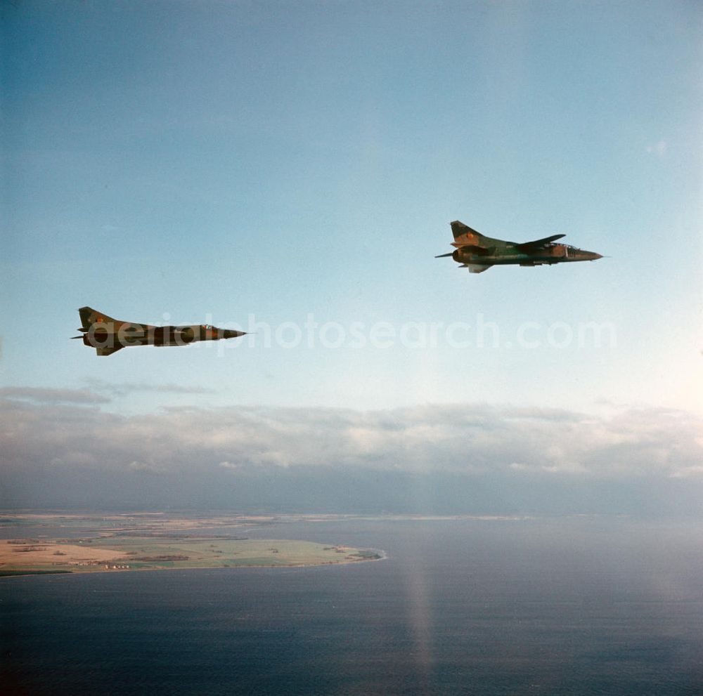 Peenemünde from above - Eine Mig 23 über Peenemünde.