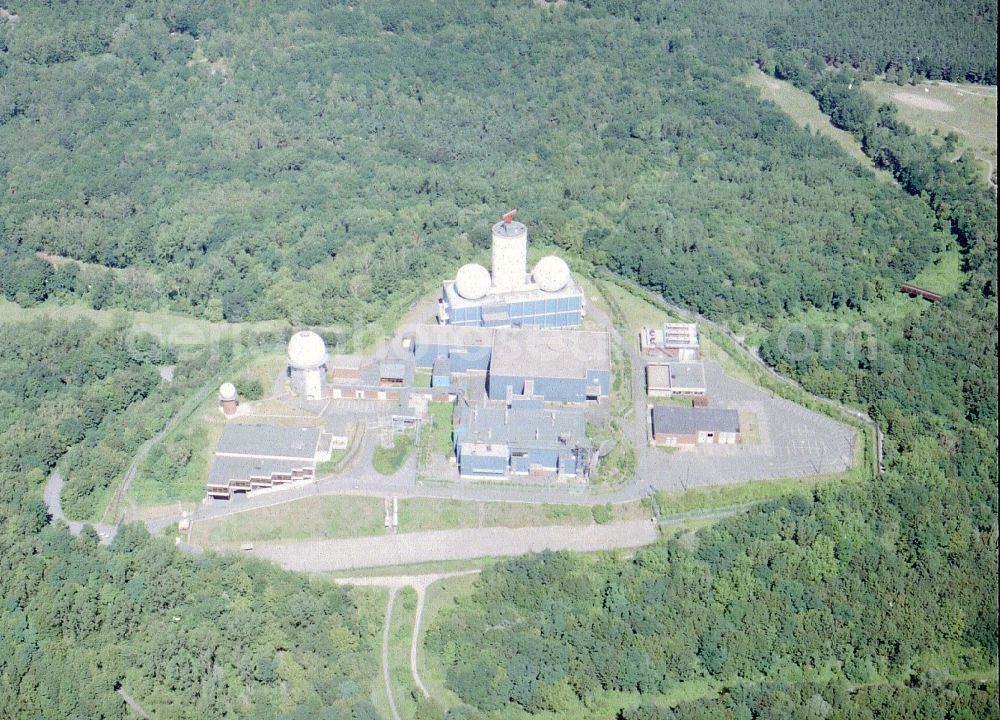 Berlin from the bird's eye view: Former military interception and radar system on the Teufelsberg in Berlin - Charlottenburg