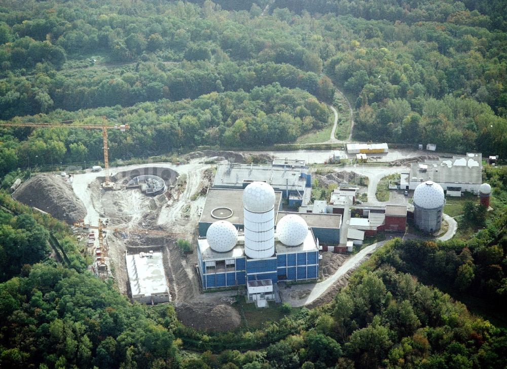 Aerial photograph Berlin - Former military interception and radar system on the Teufelsberg in Berlin - Charlottenburg