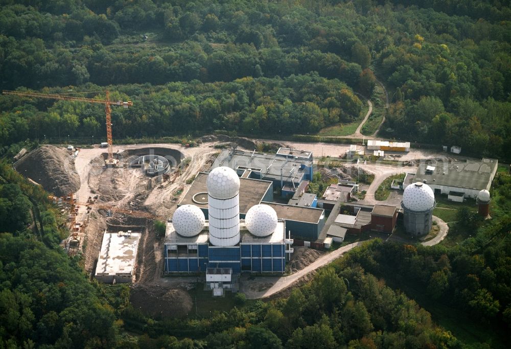 Berlin from above - Former military interception and radar system on the Teufelsberg in Berlin - Charlottenburg