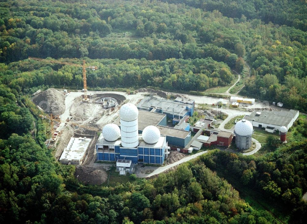 Berlin from the bird's eye view: Former military interception and radar system on the Teufelsberg in Berlin - Charlottenburg