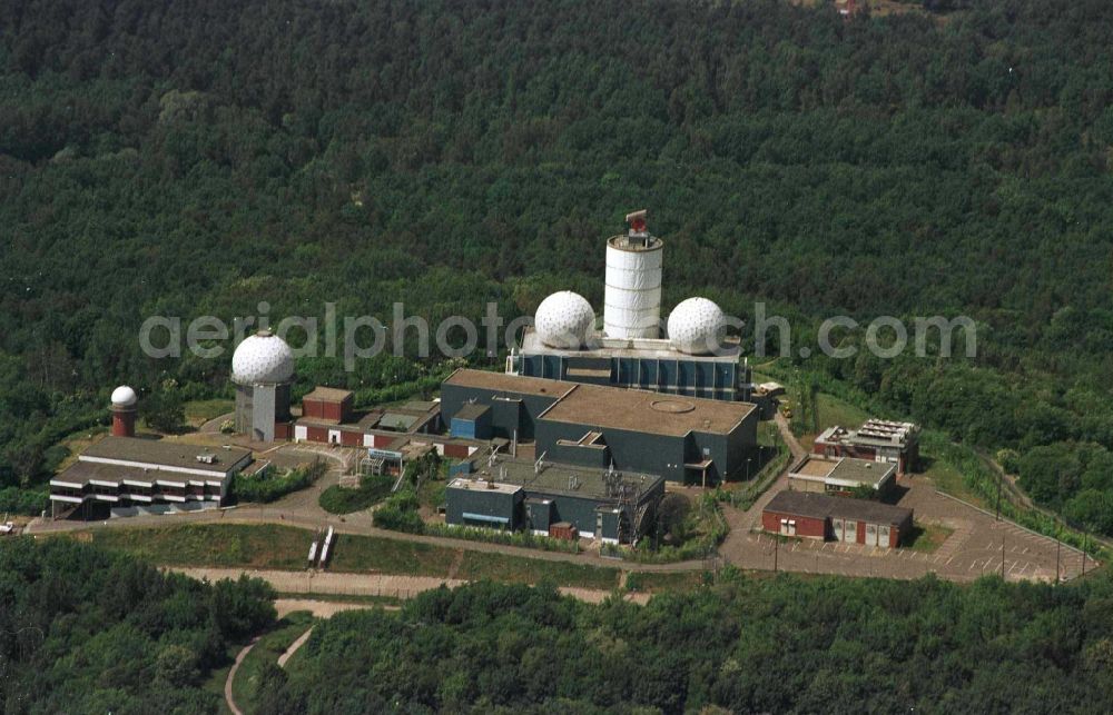 Aerial photograph Berlin - Former military interception and radar system on the Teufelsberg in Berlin - Charlottenburg