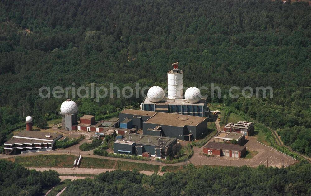 Berlin from above - Former military interception and radar system on the Teufelsberg in Berlin - Charlottenburg