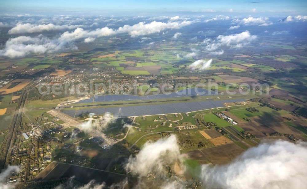 Emstek from the bird's eye view: Former Military Airport Ahlhorn ETNA at Emstek in Lower Saxony