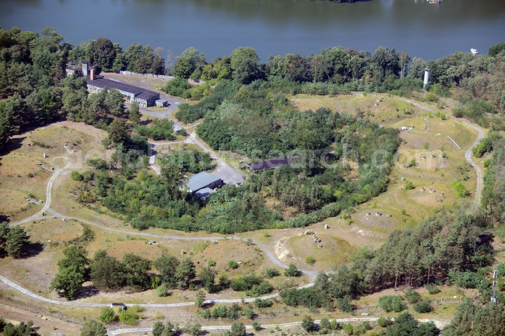 Aerial photograph Zernsdorf - Mineral oil - tank in Zernsdorf in the state Brandenburg