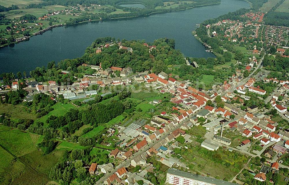 Mirow / Brandenburg from the bird's eye view: 