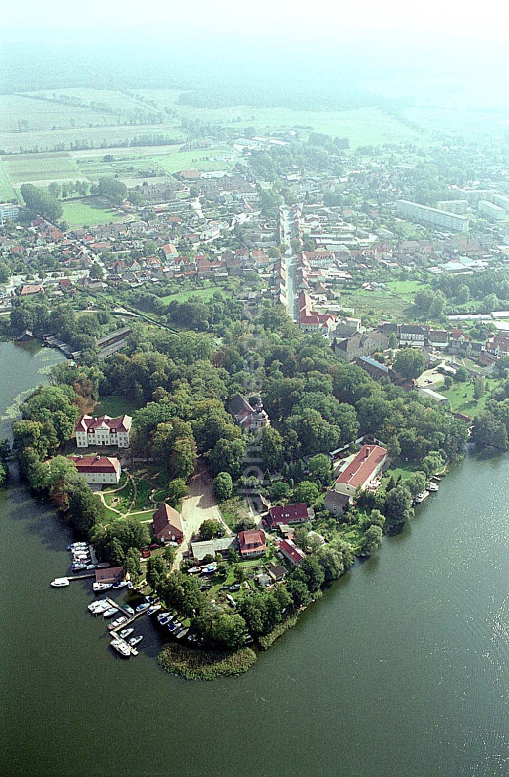 Mirow / Mecklenburg Vorpommern from the bird's eye view: 