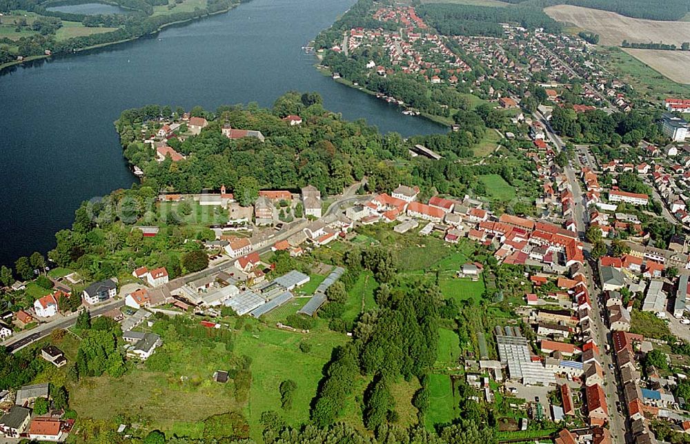 Mirow / Mecklenburg Vorpommern from the bird's eye view: 