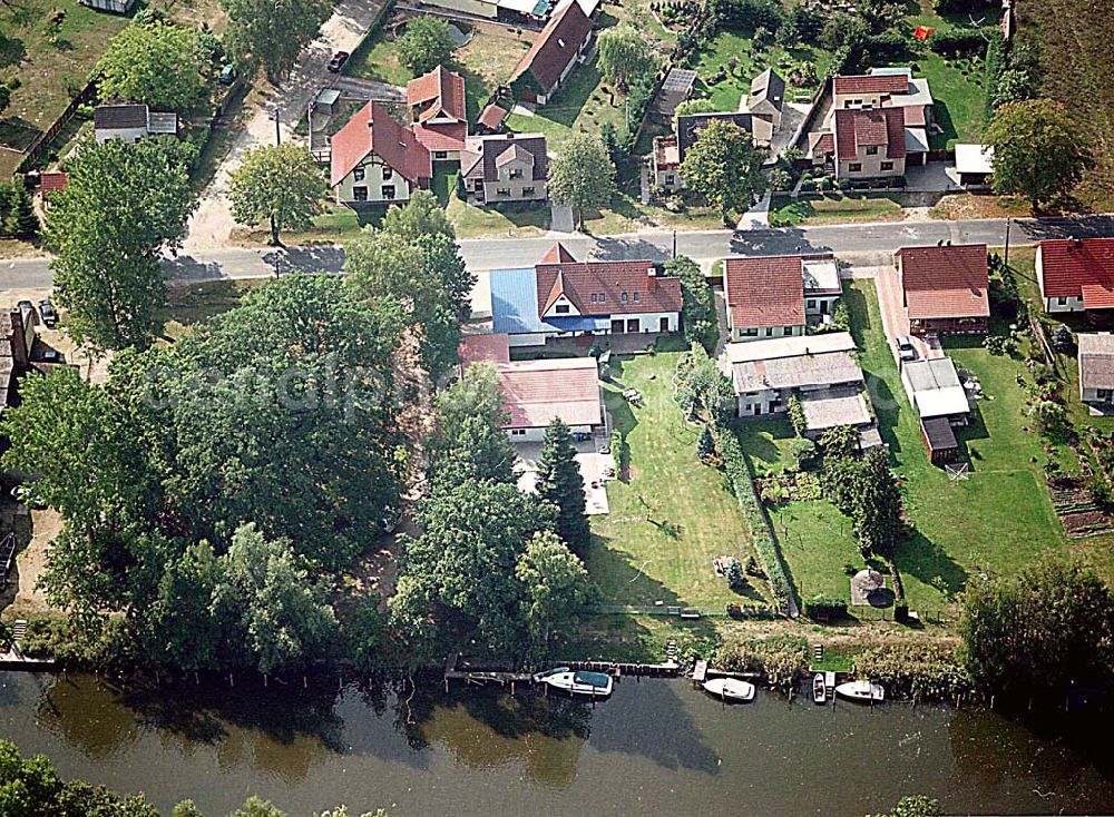 Aerial image Mirow / Mecklenburg-Vorpommern - Mirow / Mecklenburg-Vorpommern Sitz der Firma K&S Industrieservice GmbH an der Lärzer Straße 7 in 17252 Mirow. Tel.: 039833-20101, Fax.: ...20102 16.09.2003