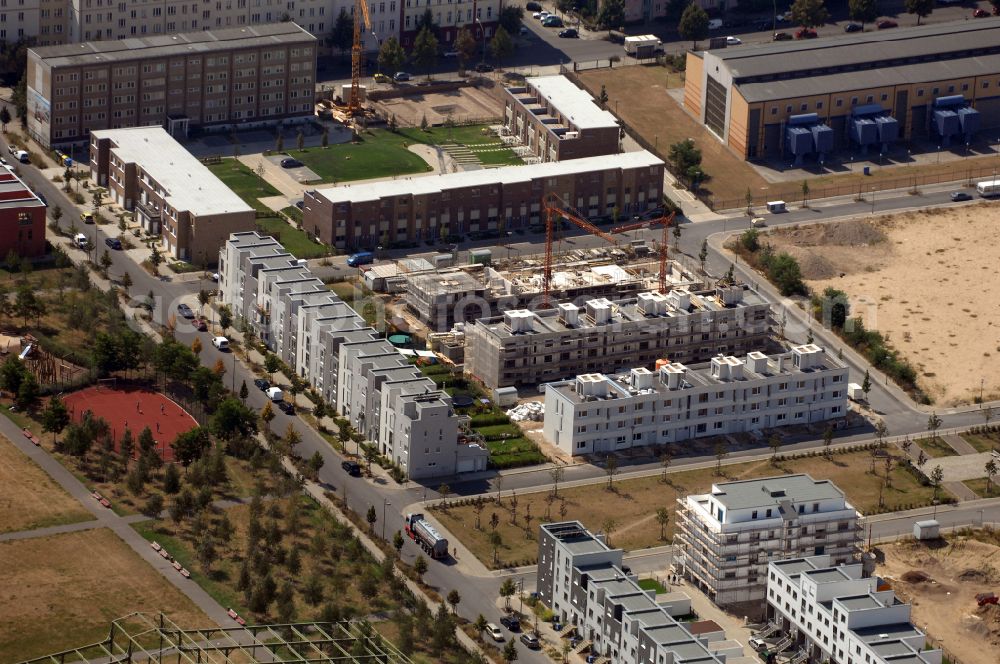 Berlin from above - Mixing of residential and commercial settlements on Eldenaer Strasse in the district Prenzlauer Berg in Berlin, Germany