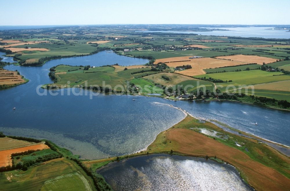 Aerial image Nordborg Sogn - Mjels Vig in Nordborg in Denmark Sogn