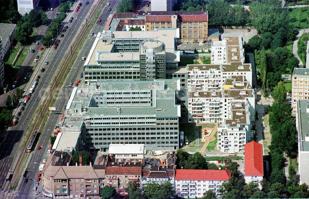 Berlin-Lichtenberg from above - Möllendorf-Passagen der Bayerischen Hausbau an der Möllendorfstraße in Berlin-Lichtenberg