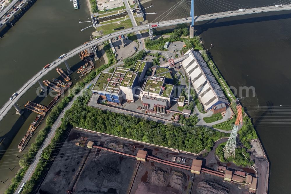 Aerial photograph Hamburg - MVR Muellverwertung Rugenberger Damm GmbH & Co. KG.Hamburg