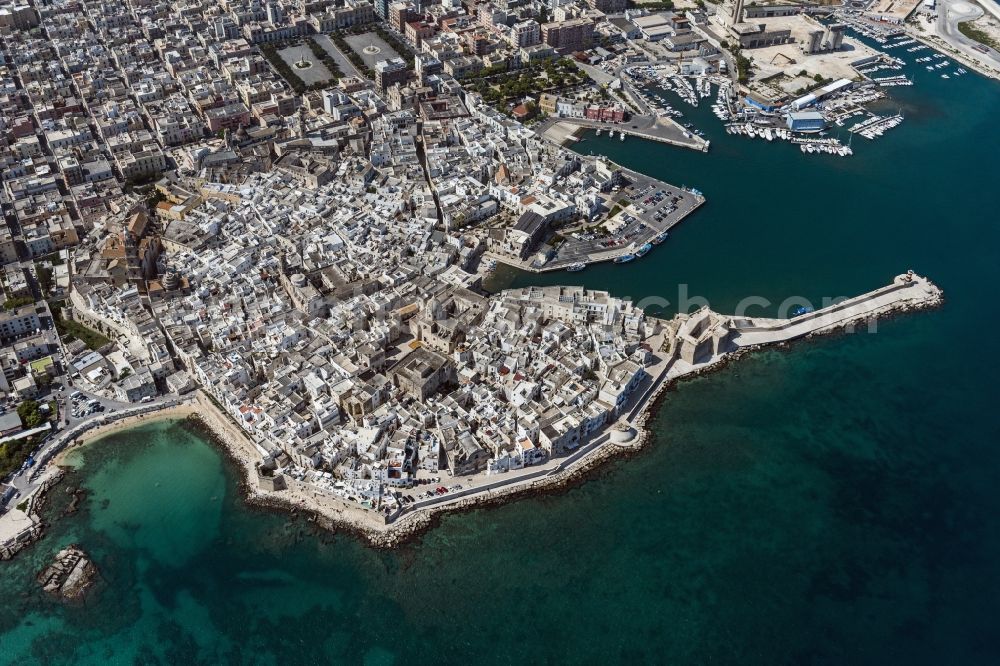 Aerial photograph Monopoli - Monopoli on the Mediterranean coast destrict Puglia in Italy