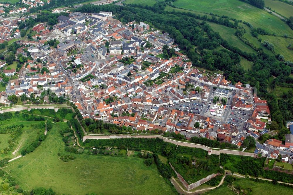 Montreuil sur Mer from the bird's eye view: Montreuil in the department Pas de Calais in France